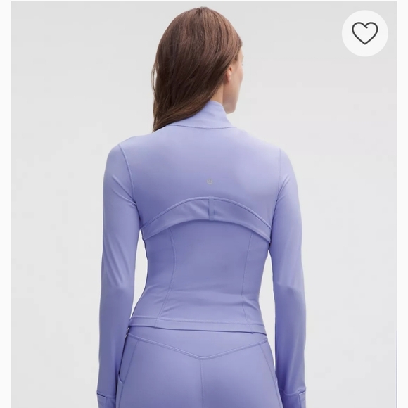 Lululemon Define Cropped Jacket Nulu Dusty Lilac Size 6 - Picture 3 of 4